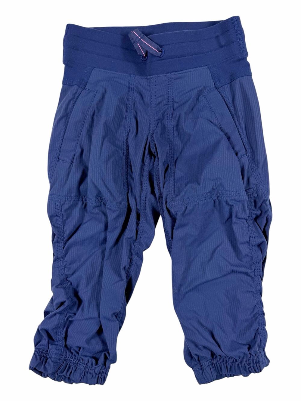 ivivva Live to Move Dance Studio Crop Pants Girls Size 6 Navy Blue